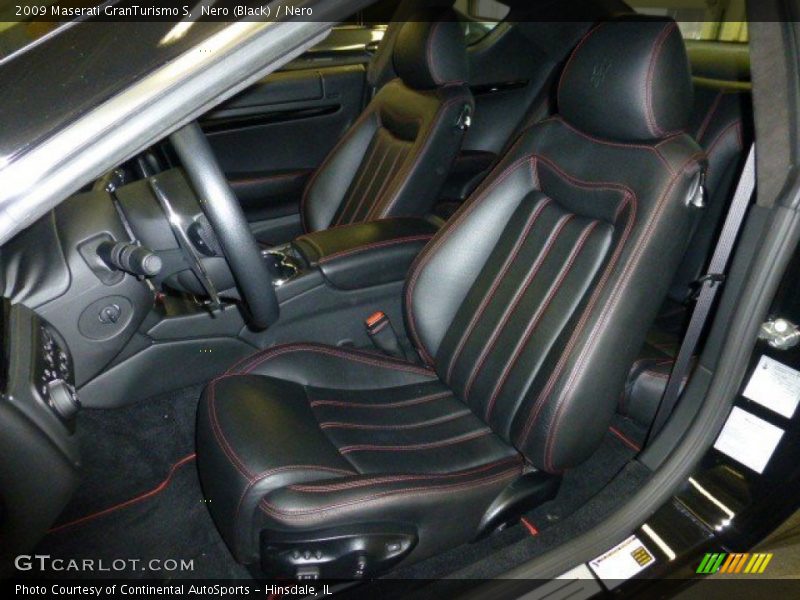 Front Seat of 2009 GranTurismo S