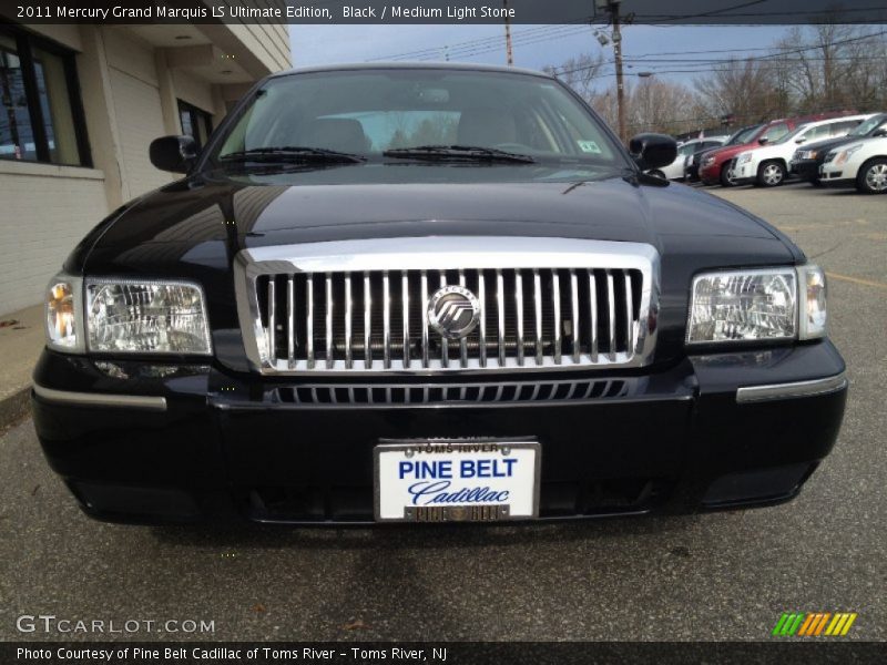 Black / Medium Light Stone 2011 Mercury Grand Marquis LS Ultimate Edition