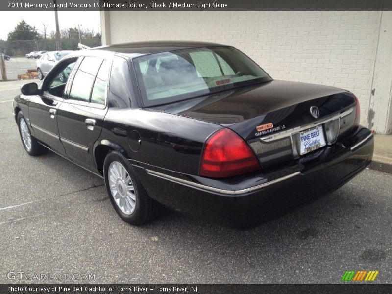 Black / Medium Light Stone 2011 Mercury Grand Marquis LS Ultimate Edition