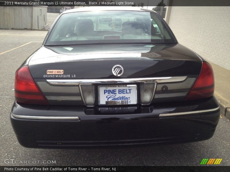 Black / Medium Light Stone 2011 Mercury Grand Marquis LS Ultimate Edition