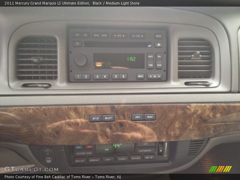Black / Medium Light Stone 2011 Mercury Grand Marquis LS Ultimate Edition