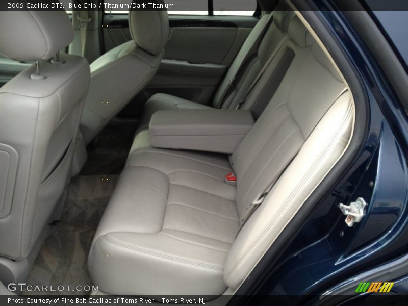 Blue Chip / Titanium/Dark Titanium 2009 Cadillac DTS