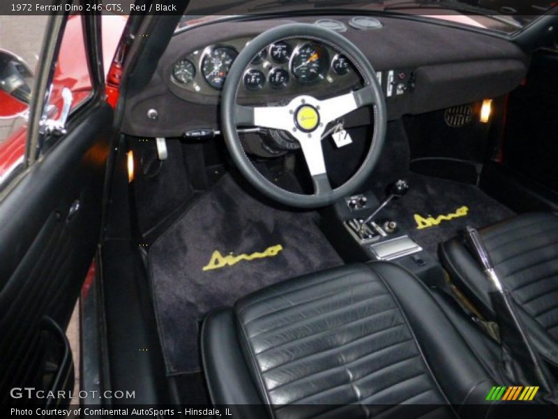 Black Interior - 1972 Dino 246 GTS 