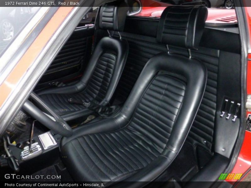Front Seat of 1972 Dino 246 GTS