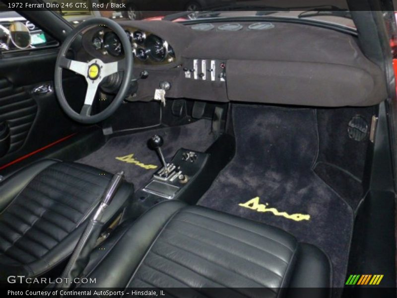 Dashboard of 1972 Dino 246 GTS