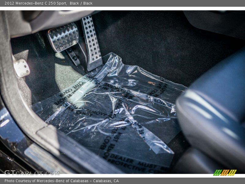 Black / Black 2012 Mercedes-Benz C 250 Sport