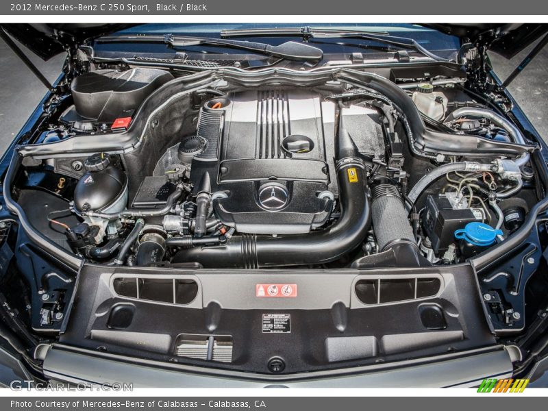 Black / Black 2012 Mercedes-Benz C 250 Sport