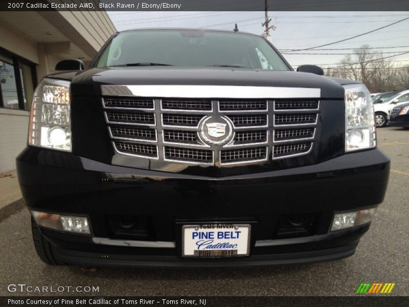 Black Raven / Ebony/Ebony 2007 Cadillac Escalade AWD