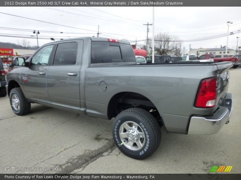 Mineral Gray Metallic / Dark Slate/Medium Graystone 2012 Dodge Ram 2500 HD SLT Crew Cab 4x4