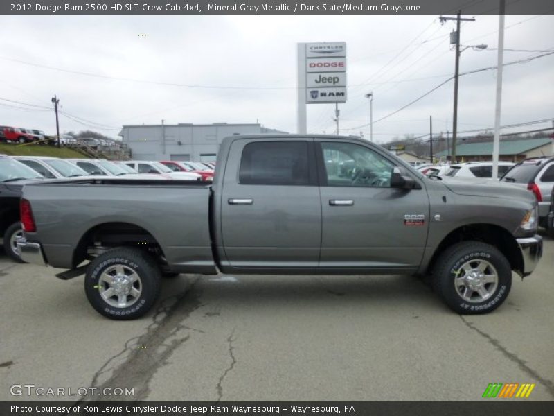 Mineral Gray Metallic / Dark Slate/Medium Graystone 2012 Dodge Ram 2500 HD SLT Crew Cab 4x4
