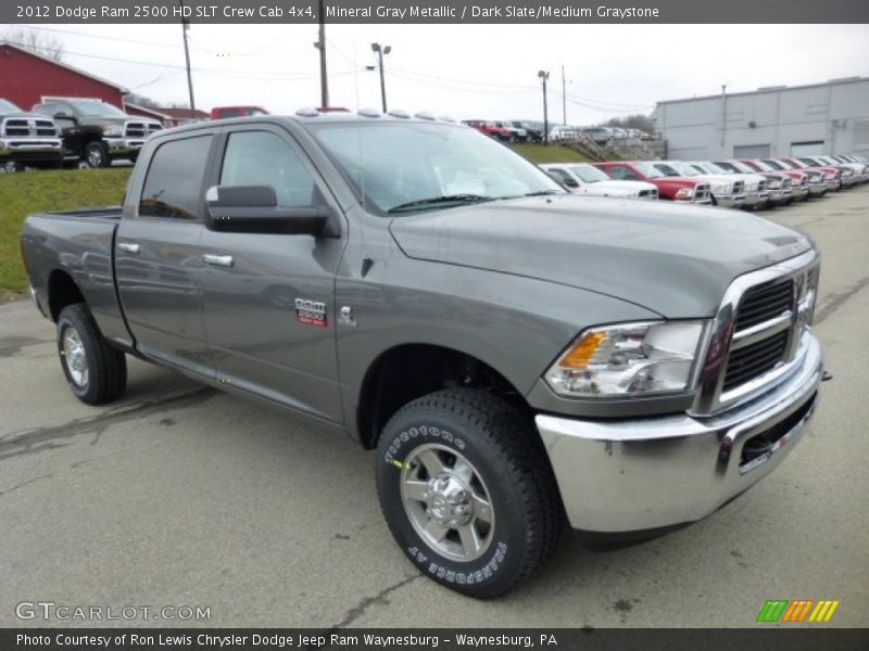 Mineral Gray Metallic / Dark Slate/Medium Graystone 2012 Dodge Ram 2500 HD SLT Crew Cab 4x4