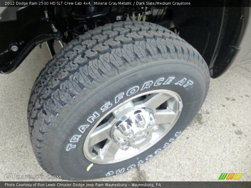 Mineral Gray Metallic / Dark Slate/Medium Graystone 2012 Dodge Ram 2500 HD SLT Crew Cab 4x4