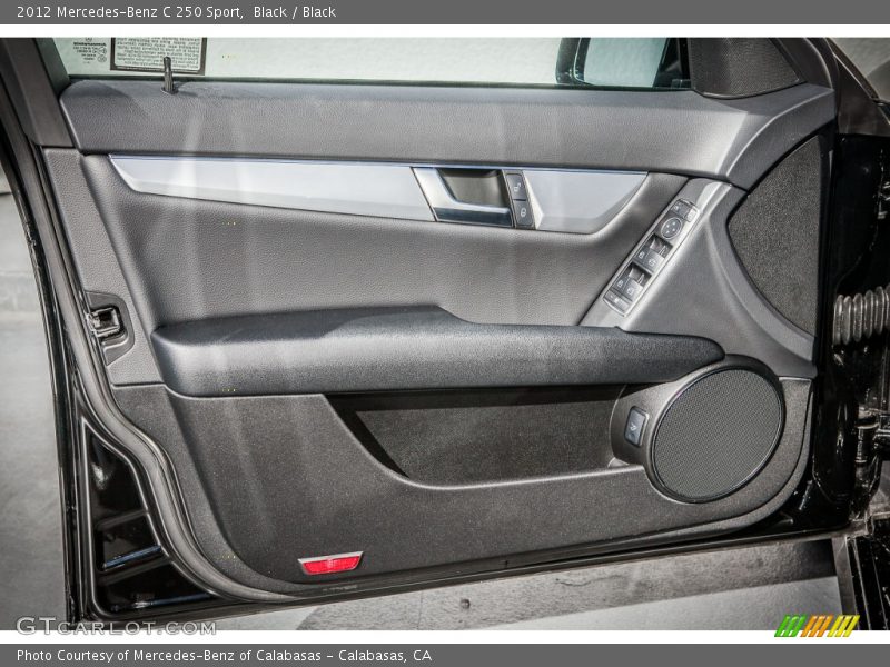 Black / Black 2012 Mercedes-Benz C 250 Sport