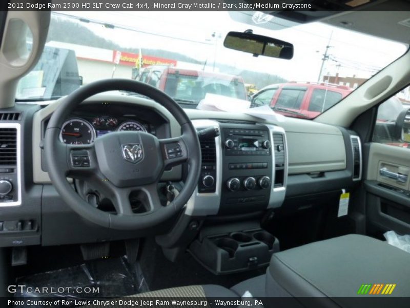 Mineral Gray Metallic / Dark Slate/Medium Graystone 2012 Dodge Ram 2500 HD SLT Crew Cab 4x4