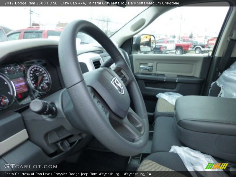 Mineral Gray Metallic / Dark Slate/Medium Graystone 2012 Dodge Ram 2500 HD SLT Crew Cab 4x4