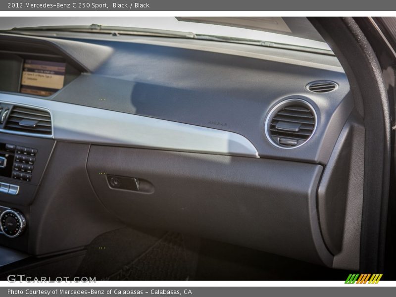 Black / Black 2012 Mercedes-Benz C 250 Sport