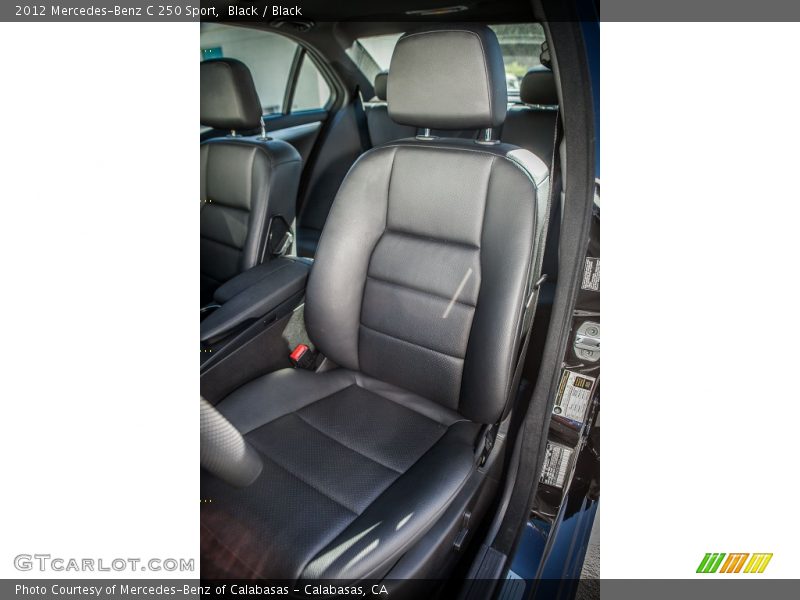 Black / Black 2012 Mercedes-Benz C 250 Sport