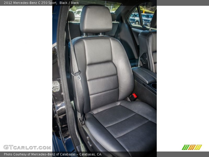 Black / Black 2012 Mercedes-Benz C 250 Sport
