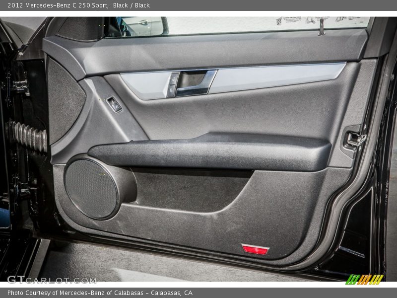 Black / Black 2012 Mercedes-Benz C 250 Sport