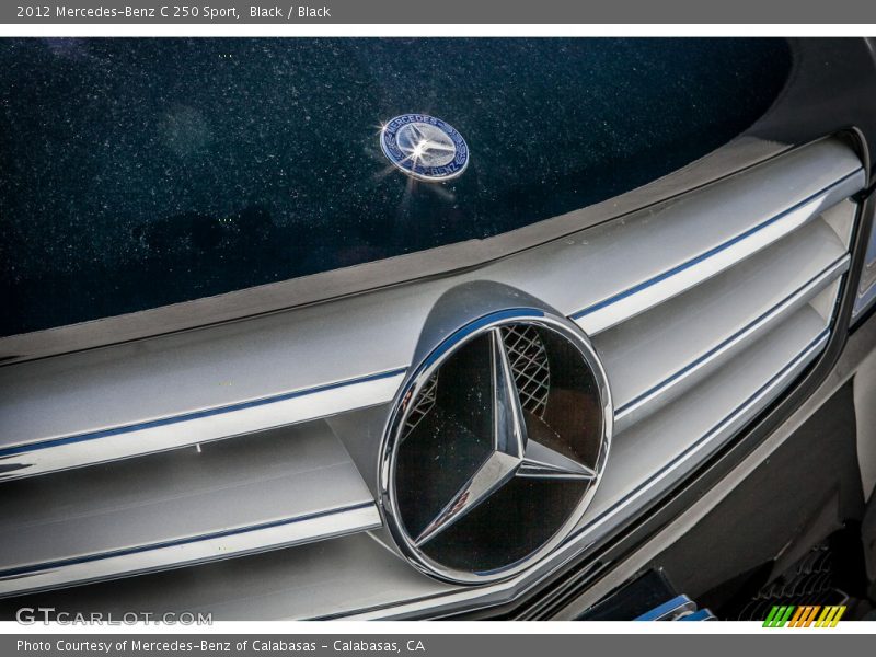 Black / Black 2012 Mercedes-Benz C 250 Sport