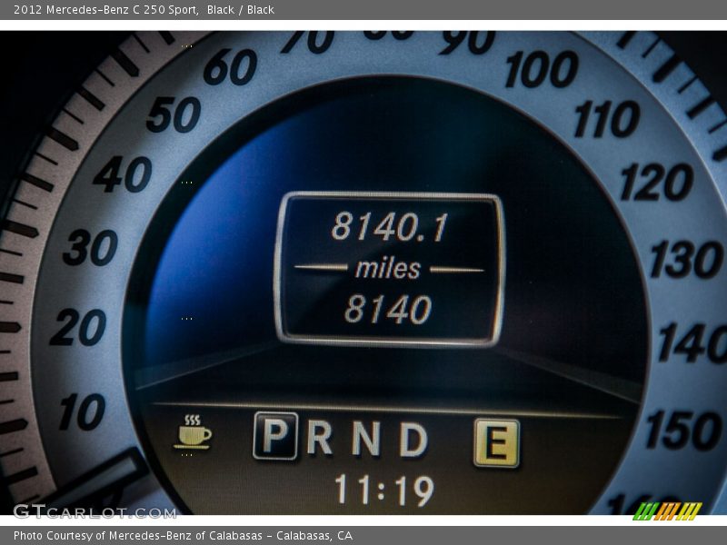 Black / Black 2012 Mercedes-Benz C 250 Sport