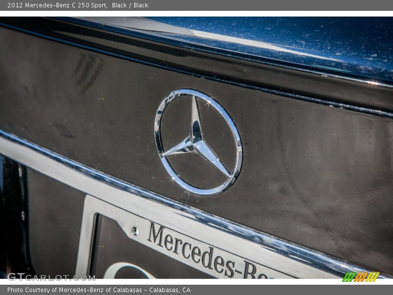 Black / Black 2012 Mercedes-Benz C 250 Sport