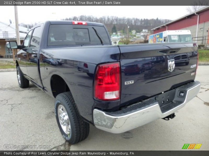 True Blue Pearl / Dark Slate 2012 Dodge Ram 2500 HD SLT Crew Cab 4x4