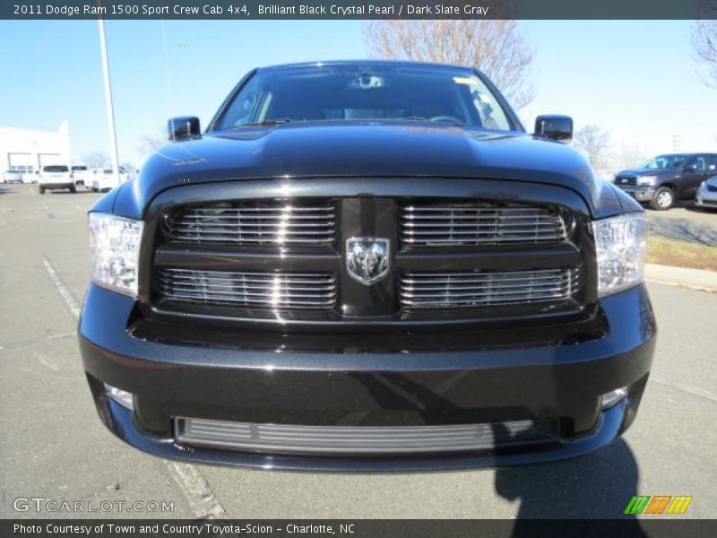 Brilliant Black Crystal Pearl / Dark Slate Gray 2011 Dodge Ram 1500 Sport Crew Cab 4x4