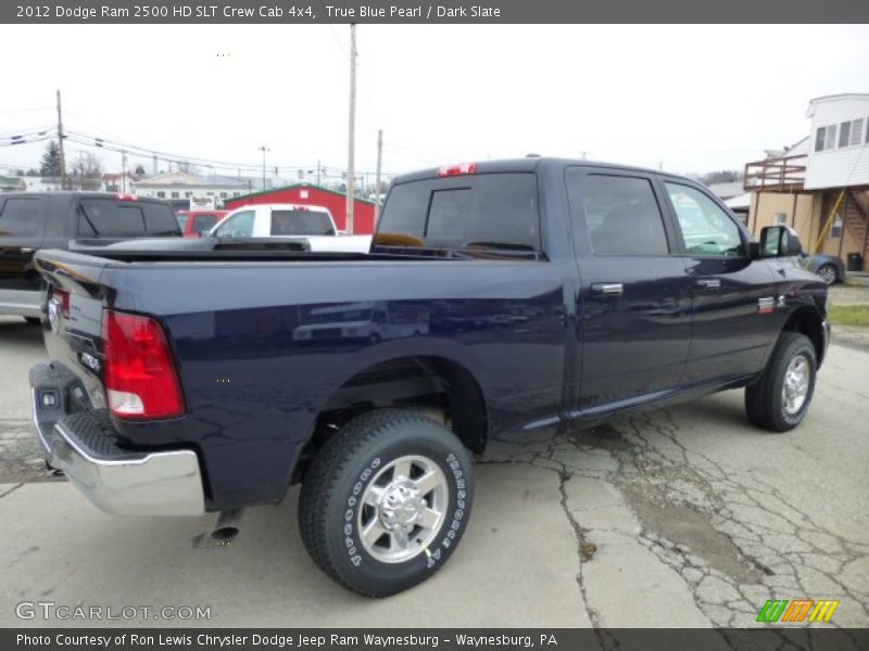 True Blue Pearl / Dark Slate 2012 Dodge Ram 2500 HD SLT Crew Cab 4x4