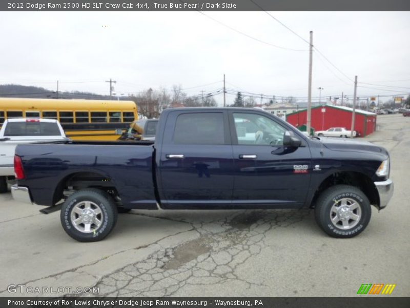 True Blue Pearl / Dark Slate 2012 Dodge Ram 2500 HD SLT Crew Cab 4x4