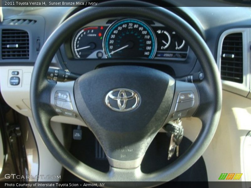 Sunset Bronze Mica / Ivory 2011 Toyota Venza I4