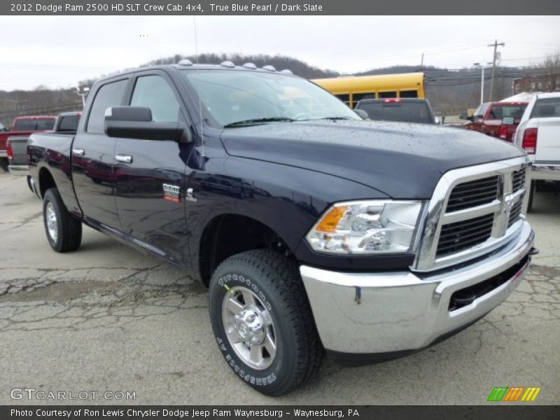 True Blue Pearl / Dark Slate 2012 Dodge Ram 2500 HD SLT Crew Cab 4x4
