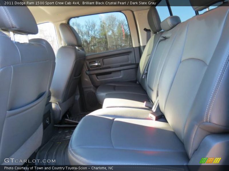 Brilliant Black Crystal Pearl / Dark Slate Gray 2011 Dodge Ram 1500 Sport Crew Cab 4x4