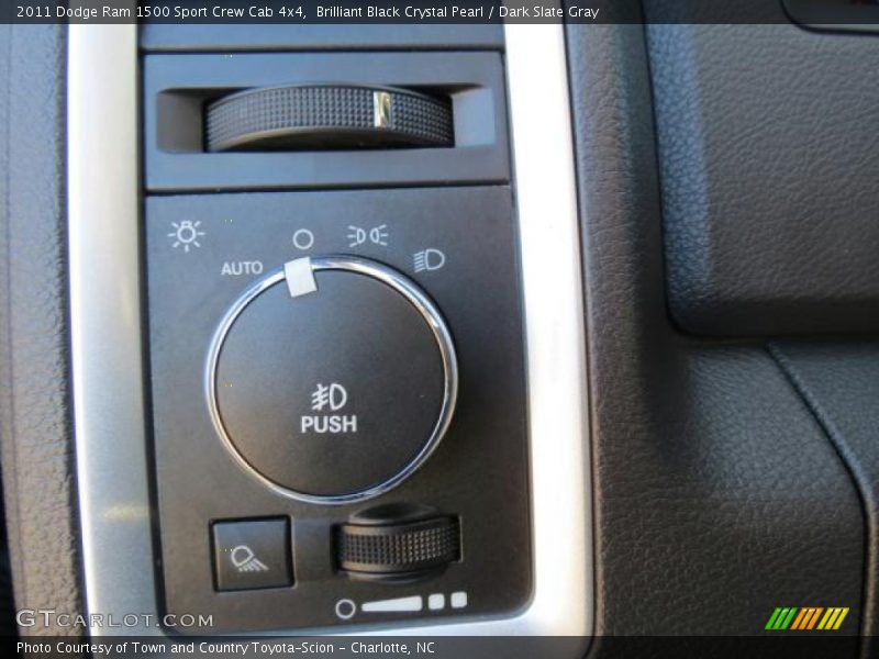 Brilliant Black Crystal Pearl / Dark Slate Gray 2011 Dodge Ram 1500 Sport Crew Cab 4x4