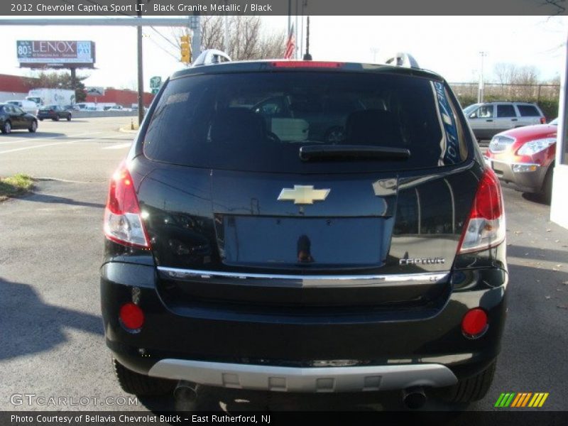 Black Granite Metallic / Black 2012 Chevrolet Captiva Sport LT