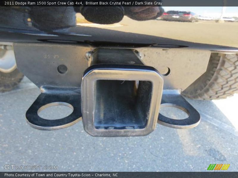 Brilliant Black Crystal Pearl / Dark Slate Gray 2011 Dodge Ram 1500 Sport Crew Cab 4x4