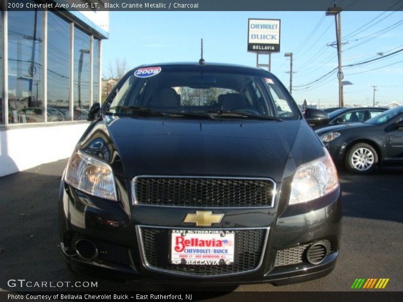 Black Granite Metallic / Charcoal 2009 Chevrolet Aveo Aveo5 LT