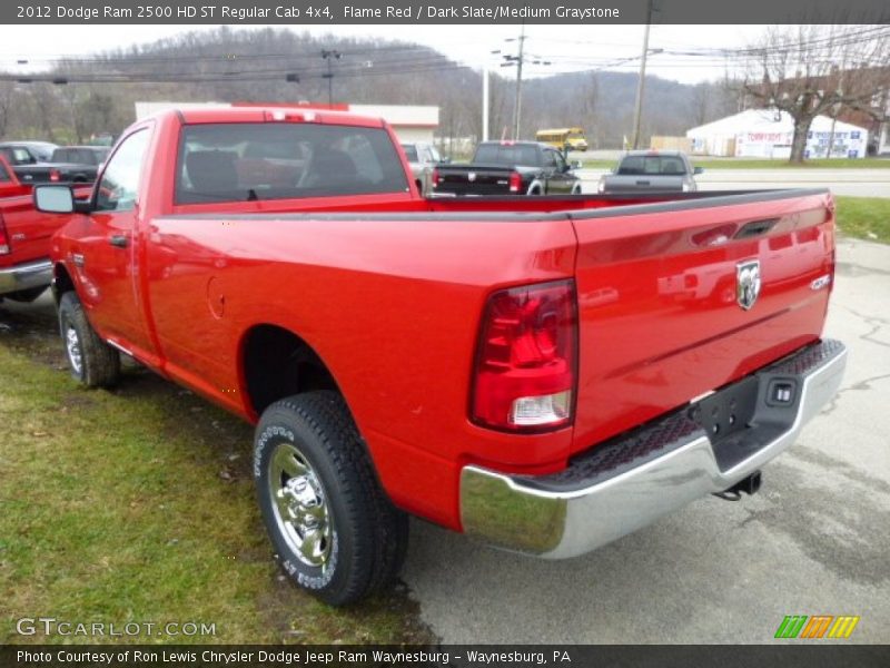 Flame Red / Dark Slate/Medium Graystone 2012 Dodge Ram 2500 HD ST Regular Cab 4x4