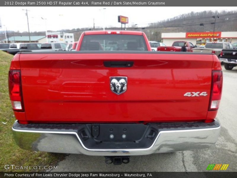 Flame Red / Dark Slate/Medium Graystone 2012 Dodge Ram 2500 HD ST Regular Cab 4x4