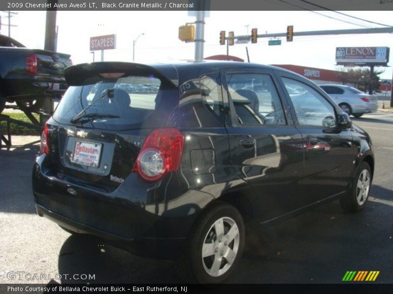 Black Granite Metallic / Charcoal 2009 Chevrolet Aveo Aveo5 LT