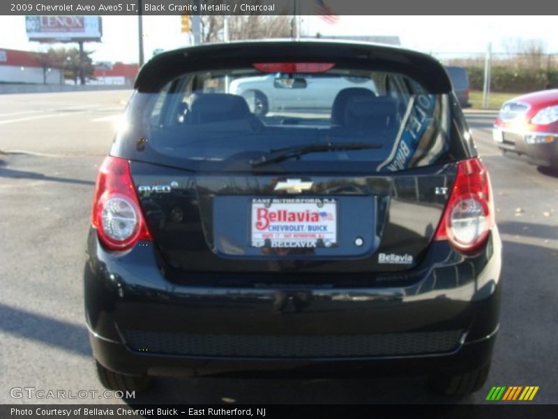 Black Granite Metallic / Charcoal 2009 Chevrolet Aveo Aveo5 LT