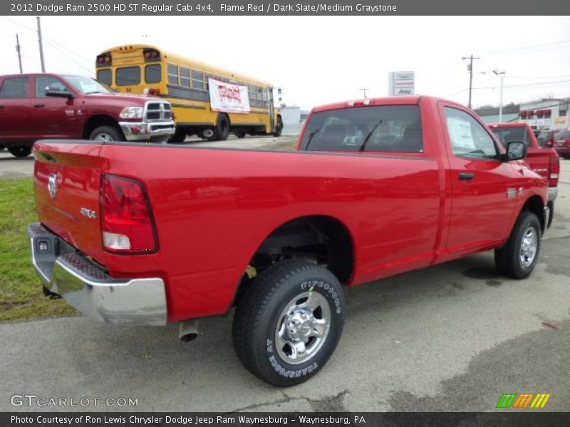 Flame Red / Dark Slate/Medium Graystone 2012 Dodge Ram 2500 HD ST Regular Cab 4x4