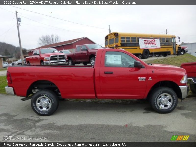 Flame Red / Dark Slate/Medium Graystone 2012 Dodge Ram 2500 HD ST Regular Cab 4x4
