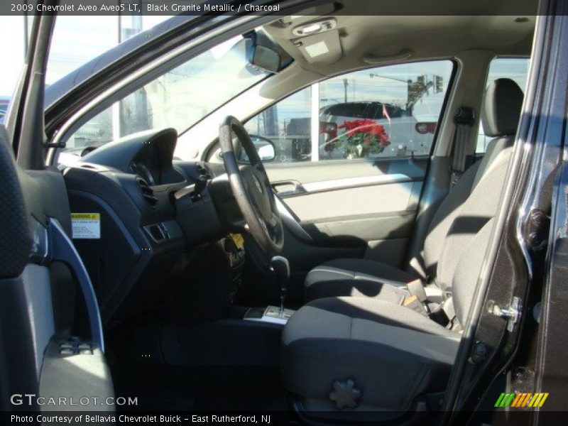 Black Granite Metallic / Charcoal 2009 Chevrolet Aveo Aveo5 LT