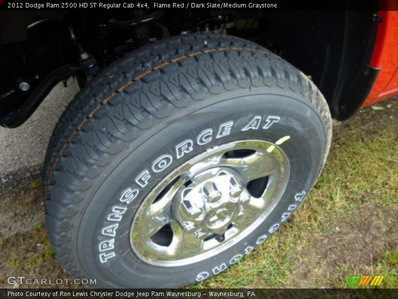 Flame Red / Dark Slate/Medium Graystone 2012 Dodge Ram 2500 HD ST Regular Cab 4x4