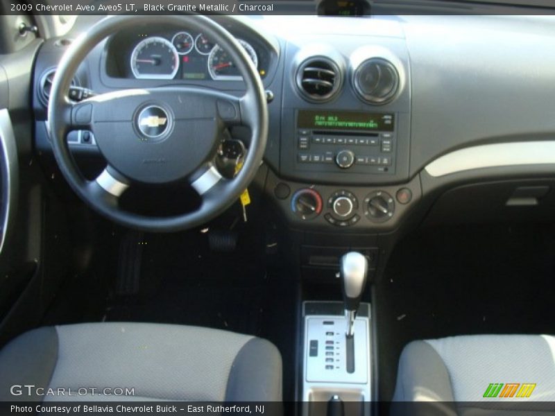 Black Granite Metallic / Charcoal 2009 Chevrolet Aveo Aveo5 LT