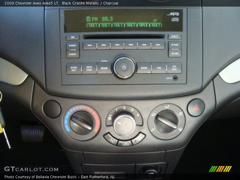 Black Granite Metallic / Charcoal 2009 Chevrolet Aveo Aveo5 LT
