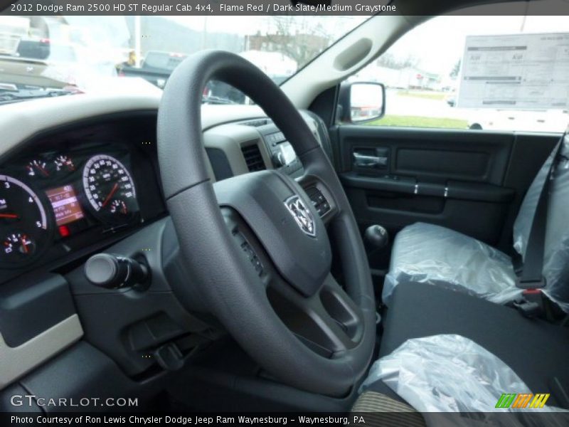 Flame Red / Dark Slate/Medium Graystone 2012 Dodge Ram 2500 HD ST Regular Cab 4x4