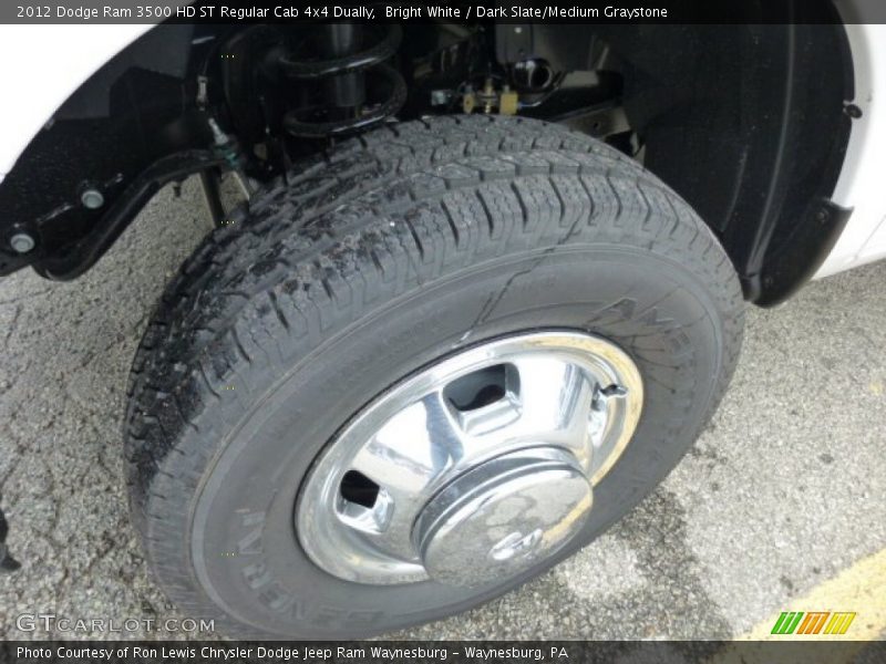 Bright White / Dark Slate/Medium Graystone 2012 Dodge Ram 3500 HD ST Regular Cab 4x4 Dually