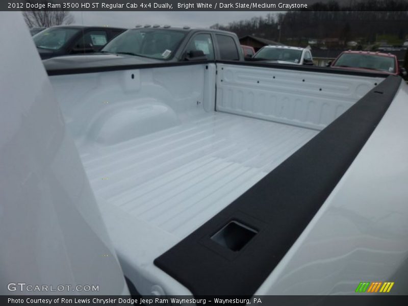 Bright White / Dark Slate/Medium Graystone 2012 Dodge Ram 3500 HD ST Regular Cab 4x4 Dually